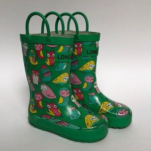Toddler girl rain boots, size 7